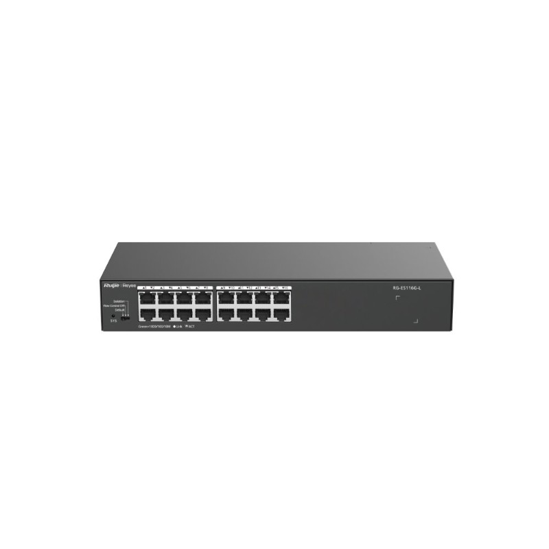 RUIJIE REYEE RG-ES116G-L 16 PORT 10/100/1000 YONETILEMEZ RACK MOUNT SWITCH METAL KASA-2