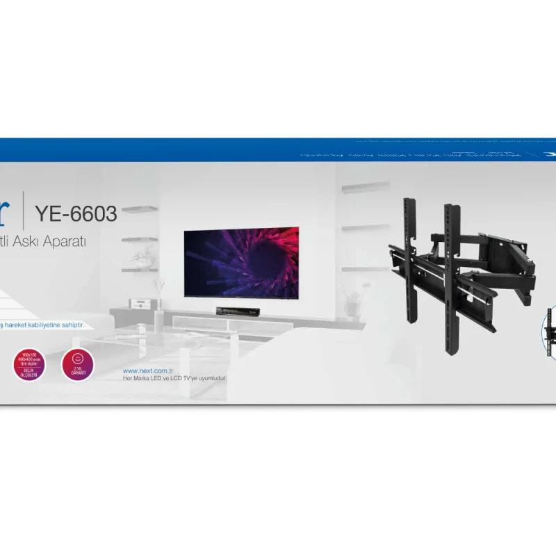 YE-6603 Hareketli 6 Kollu Kilitli Askı Aparatı-1