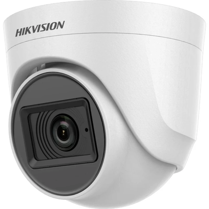 Hikvision DS-2CE76H0T-ITPFS 5MP Dome Kamera – Dahili Mikrofon, 20m IR, 4in1 TVI/AHD/CVI