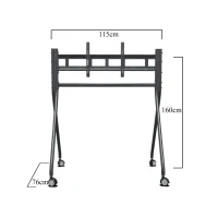 TRK-501-A 42”–75” Universal Tekerlekli Endüstriyel TV ve İnteraktif Ekran Standı