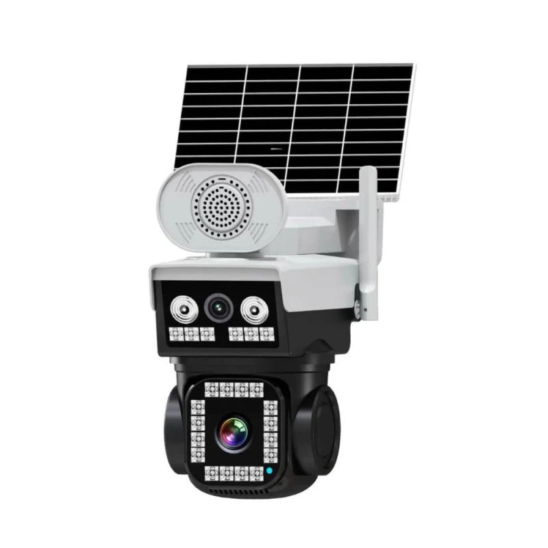 IOMA IO-RP22J4G 4G eSIM Solar Güvenlik Kamerası – Çift Lens (3+3+6 MP), PTZ 355°/90°, 16000 mAh Batarya, Çift Solar Panel-1